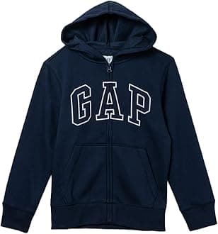 GAPBoys Logo Hoodie Hooded Full Zip Sweatshirt Tapestry Navy XL