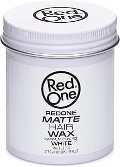Redone Matte Hair Wax White 100ml | Maximum Control | Flexible Grip and Texture Inserts | Matte Look | Women's and Men's Waxing | Ultra Hold Effect | All Hair Types