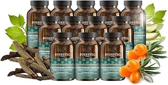 DigesticLaxative for Constipation, Stool Softener, for Bloating and Gas, 12 Bottles