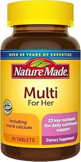 Nature Made Multi For Her With Iron Calcium Ea Pack of 2 Multi