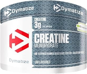 Dymatize Creatine Monohydrate Unflavored Powder 300g - 100% Creapure Creatine - Amino acids - creatine