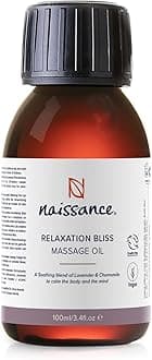 Relaxation Bliss Massage Oil 100ml – Calming Lavender & Soothing Chamomile Oil – Destressing Aromatherapy Massage Oil for Relaxation, Sleep, Stress & Muscle Relief