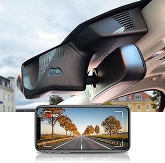 4K Dash Cam, 64GB Card, 2160P UHD Night Vision, OEM Style Suitable for 2018-2020 Land Rover Range Rover Velar(Model 6137), Built-in WiFi&APP, Collision Detection, Loop Recording, G-Sensor