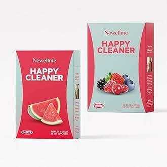 Watermelon & Berry Superfoods Blend Powder – Natural Antioxidant & Greens Mix with Fruits and Veggies – Plant-Based, Vegan, 28 Packets– Happy Cleaner Mix