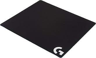 Logitech G640 Cloth Gaming Mouse Pad, Moderate Surface Friction, Consistent Surface Texture, Stable, Rollable - Black