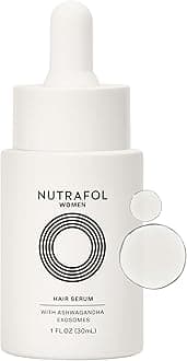Nutrafol Women's Hair Serum, Supports Visibly Thicker and Stronger Hair, Vegan, Lightweight and Fast-Absorbing