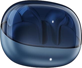 2025 Launch Airdopes Plus 311,Glass Design,ENx Tech,50 H Battery, Fast Charge, Stream Ad Free Music via App Support, Bluetooth Earbuds, TWS Ear Buds Wireless Earphones with mic (Midnight Black)