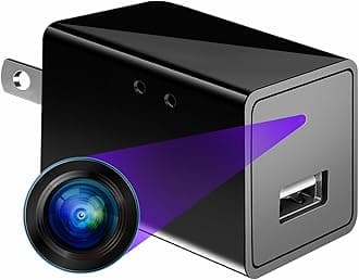 Spy Camera 1080P HD WiFi with Motion Detection Remote App Control Micro Small Hidden Wireless Indoor Secret Camera Mini Nanny Spy Cam for Home Office Security and Surveillance Monitor Video Camera