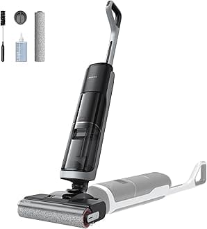 - H14 Cordless Vacuum Mop, 180° Lie-Flat Wet Dry Vacuum cleaner, 140°F Brush Washing, Fast Hot Air Drying in 5Mins, Smart Hard Floor Cleaner Machine with Powerful Suction, Great for Sticky Messes