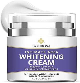 FAMIROSA Dark Spot Corrector for Face and Body: Dark Dpot Remover for Intimate Areas Neck Underarms Elbows Knees Bikini - Rapid Tone Repair Cream 1.7 fl oz (50ml)