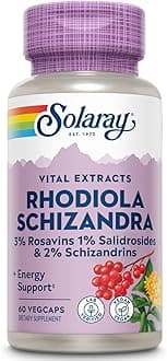 Rhodiola and Schizandra Supplement, 500 mg | 60 Count