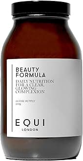 Equi - Beauty Formula | Skin Targeting Multivitamin Supplement for Clear Complexion, Blemish Control, Hormonal Spot & Gut Health | Marine Collagen, Biotin, Vitamin C, Hyaluronic Acid, Resveratrol
