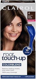 Root Touch Up Permanent Hair Dye 4 Dark Brown