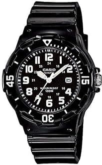 Casio Womens Quartz Watch, Analog Display and Resin Strap