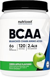 BCAA Powder 2:1:1, 120 Servings (Green Apple)