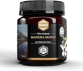 NAKI Manuka Honey Harvested, Tested. Traceable. Certified 100% New Zealand Honey - International Gold Award Winner (UMF 20+ MGO 830+, 8.8 oz)