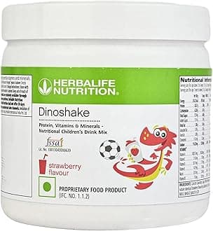 Herbalife Dinoshake Strawberry Flavor - 200 G For Kids