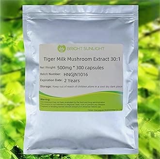 300 Capsules Tiger Milk Mushroom Extract 30:1 500mg * 300caps