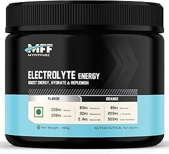 Electrolyte Energy, Hydration & Replenishment. With Green Tea Extract, L-Threonine For Better Performance (100g Orange)