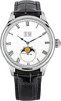 MoonPhase Master 41mm SU2528SW Enamel Dial ST2528 Automatic Mechanical Mens Wrist Watch Seagull 1963