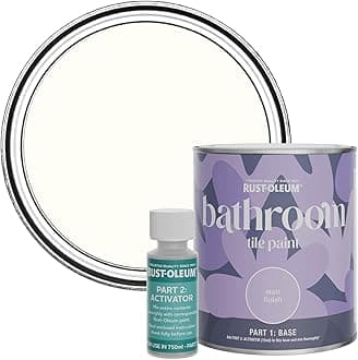 Rust-OleumPink Water-Resistant Bathroom Tile Paint In Matt - Sweet Nothing 750ml