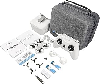Cetus Pro FPV Kit with 3 Flight Modes Altitude Hold Emergency Landing Self Protection Turtle Mode, with LiteRadio 2 SE Transmitter VR02 Goggles Ready to Flight Easy for FPV Beginners