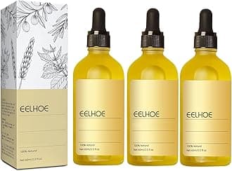 180 ML EELHOE Hair Growth Oil, Natural Rosemary Hair Growth Oil for Dry Damaged Hair and Growth Thin Hair. (3Pcs)