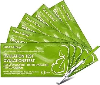 One Step: Ovulation Tests - Highly Sensitive Ovulation/Fertility Tests - 20miu/ml Ovulation Tests (30 Ovulation Strips)