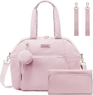 LOVEVOOK Diaper Bag Tote with Pacifier Case and Changing Pad