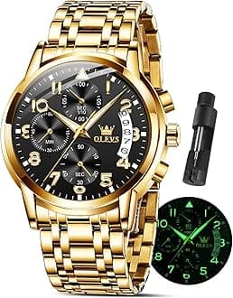 OLEVSOUPINKE Mens Automatic Watch Skeleton Self Winding Watches for Men Hollow Men's Mechanical Watch Collection Wrist Watch No Battery Sapphire Crystal 50M Waterproof Tungsten Steel