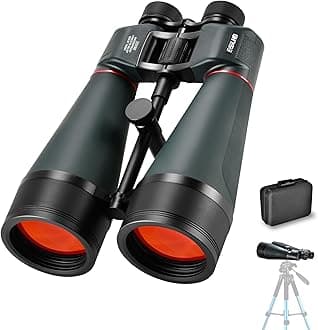 - Astronomy Binoculars - 20x80 for Adults, Outdoor Waterproof Binoculars for Bird Watching, Travel and Stargazing with Tripod Adapter and Carrying Bag