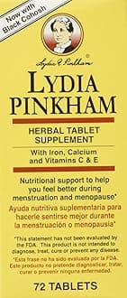 Herbal Supplement Tablets for Menstruation and Menopause Support, 72 Count