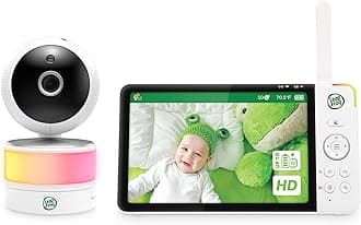 Color Night Vision Video Baby Monitor with 7" HD 1080P, 360° Pan & Tilt, 8X Zoom, Night Light, Humidity & Temperature Sensor, Up to 1000ft Long Range, Secure Transmission: LF920HD