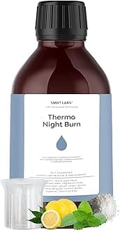 QSTA SMRT LABS Thermo Night Burn, Night Shred, Night time Fat Burner, Weight Loss Burner That Works Fast, Fat Burners for Women Weight Loss & Men, Formula 10-in-1, Caffeine-Free & 100% Natural