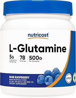 L-Glutamine Powder (500 Grams) (Blue Raspberry)