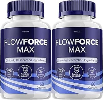 (2 Pack) FlowForce Max Supplement Advanced Energy, Supplement for Men, Flow Force Max, Supplements Flowforce Max for Men Health Supplement, FlowForce Max Reviews (120 Capsules)