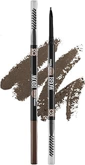 Brow Arcade Eyebrow Pencil – Smudge-Proof Liner with Spoolie Brush, Micro Tip for Soft Definition and Natural-Looking Arches, Shade 03 Soft Brown, 0.035 oz