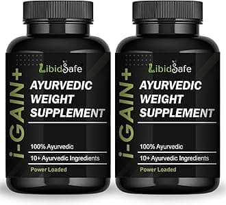 Advanced I-Gain Capsules | Natural Ayurvedic Supplement for Digestion, Healthy Weight Gain & Muscle Mass -Improved Formula & Better to Other Powders & Tablets - Pack of 2