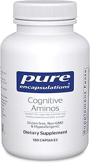 Cognitive Aminos | Hypoallergenic Supplement for Cognitive Function Support | 120 Capsules