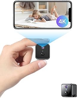 Wireless Indoor Camera Security Camera, 2K HD Wi-Fi Small Camera for Home,Phone APP,AI Motion Detection, Auto-Night Vision,120-Day Standby Battery Life, Cloud &SD Storage,Nanny Camera