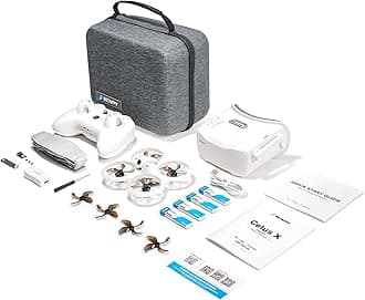 Cetus X FPV Kit with Betaflight FC LiteRadio 3 Transmitter C04 Cam VR03 Goggles with DVR Recording Function, Supported 2S Power Advanced RTF Kit for FPV Beginners to Fly Faster Further-ELRS V3