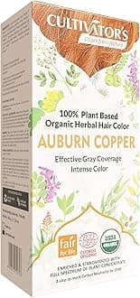 Cultivator's Organic Herbal Hair Colour - Auburn Copper 100g