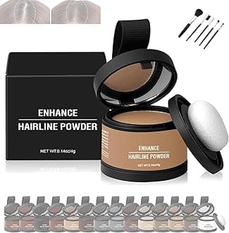 Waverloo Magic Root Cover Up,Waverly Magic Root Cover Up,Instantly Conceals Hair Loss,Maycheer Hair Rich Shading Powder,14 Colors Root Touch Up Powder with Mirror,Water Sweat Resistant (Dark Blonde)