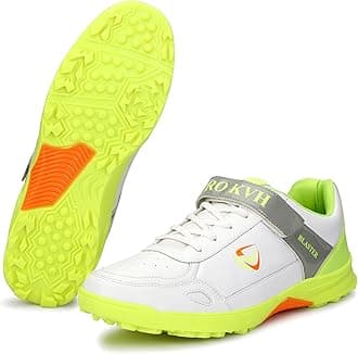 PRO KVHLightweight Cricket Shoes: Comfort, Grip, and Durability Spikes for Batting, Bowling & Fielding