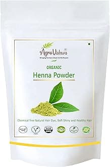 – Organic Henna Powder For All Types Of Hair, Chemical Free Hair Color, Natural Hair Dye, Smooth, Silky, Soft & Shiny Hair, Tattoos & Body Art Quality -100g