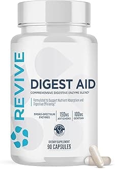 MD Digest Aid, Digestive Support Supplement for Men & Women - Comprehensive Digestive Enzyme Blend with Probiotics & Prebiotics for Gut Health & Healthy Digestion (90 Capsules, 90 Servings)