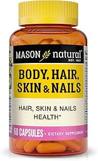 Natural Body Hair Skin Nails Beauty Formula Vitamins Capsule Multivitamin Dietary Supplement With Biotin And Calcium Supports Healthy Hair Skin Nails And Overall Wellness 60 Count