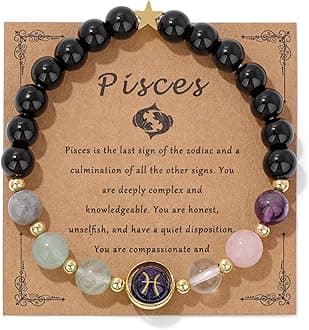 Zodiac Bracelets for Women 12 Constellations Healing Crystal Stone Beads Bracelet Birthday Zodiac Gifts Horoscope Spiritual Bracelet
