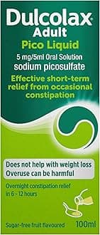 – Adult Pico Liquid - Constipation Relief Laxative 5mg/5ml Sodium Picosulfate Liquid Oral Solution - 100ml