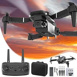 Drone with Camera 1080p HD, With High-Speed Rotation, Gesture Control, Headless Mode, One Click Take Off/Landing, 360 ° Flipping, Foldable Drone for Beginners